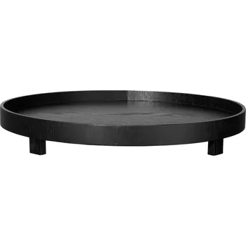 Servírovací tác/podnos na nožičkách Asa Selection WOOD P.40cm černý