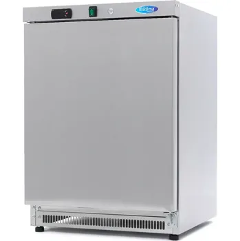 Domácí spotřebič Maxima Mrazící skříň - 200 l - 2 pevné police - nerezová ocel | 09405005