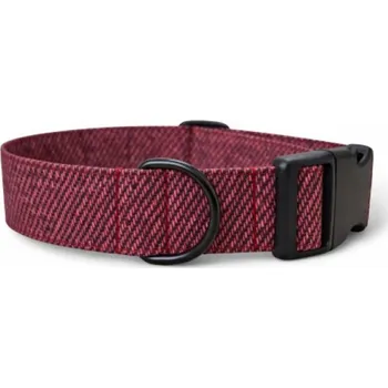 Obojek pro psa Softshellový obojek Active - Jeans červený Šířka: 2 cm, Velikost obojku: S