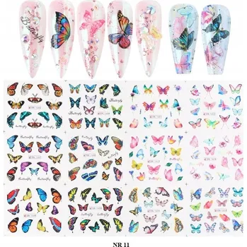 samolepka Velké Samolepky na nehty s motivem vody, 1 arch Č. 11