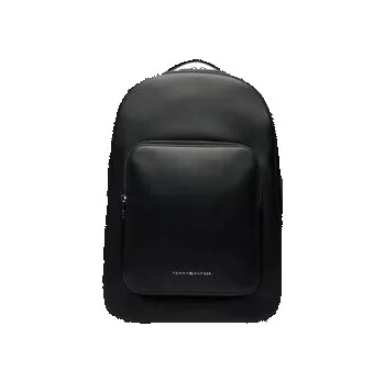Městský batoh Batoh Tommy Hilfiger Th Business Leather Backpack AM0AM14162 Černá OS