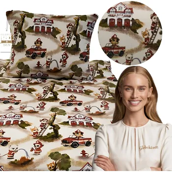 Povlečení Sada povlečení Głęboki Sen 120 x 160 cm béžová