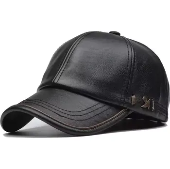 Kšiltovka Jamont koženková kšiltovka Venon Černá