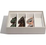 Organizér na brýle Stackers béžový 6x25x18 cm