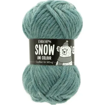 Příze Drops Snow Uni Colour 66 petrolejová