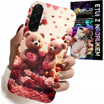 Pouzdro na mobilní telefon POUZDRO pro Samsung Galaxy A36 5G - Medvídci, Miluji Tě, Srdíčka, Kryt