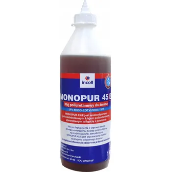 Průmyslové lepidlo Monopur 45 Polyuretanové lepidlo na dřevo MDF HDF LDF jednosložkové 1 kg