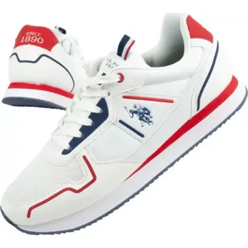 Pánská sportovní obuv U.S. Polo ASSN. M NOBIL004-WHI sportovní obuv 45