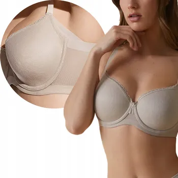Dámské spodní prádlo Selene vyztužená podprsenka béžová velikost 80E
