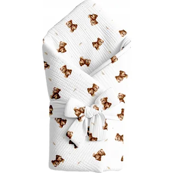 Zavinovačka Zavinovačka pro miminko s mašlí BAVLNA 100% POLSKÝ VÝROBEK