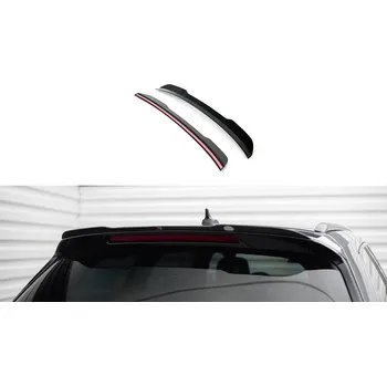 Tuning Maxton Design prodloužení spoileru pro Volkswagen Passat Mk8 (B8), černý lesklý plast ABS, R-Line