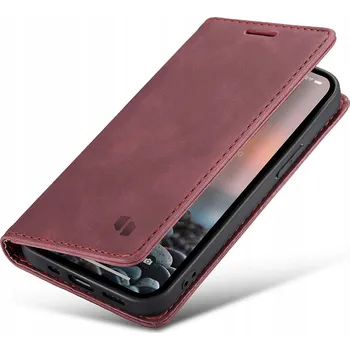 Pouzdro na mobilní telefon Flipové pouzdro Spacecase pro Apple iPhone 14 Pro Max, červené