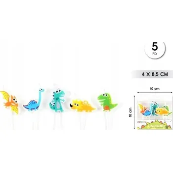 Dortová svíčka Narozeninová svíčka dinosaurus - dekorace na dort