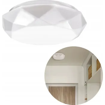 Kulatý Stropní Svítidlo Polux 26,5 x 8 cm bílá