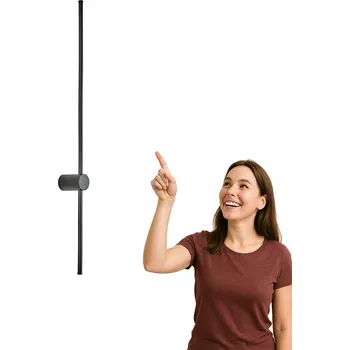 Nástěnné svítidlo Nástěnné svítidlo Italux černé s integrovaným LED zdrojem 10 W