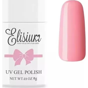Lak na nehty Hybridní lak barevný lak Elisium 001 Peach Pink 8 ml