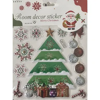 Vánoce Vánoční samolepky na okno - Stromeček (16 x 22 cm)