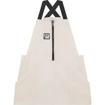 Dámské oblečení DKNY Každodenní šaty D32870 S Bílá Regular Fit 8Y