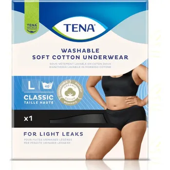 TENA Washable Soft Cotton Underwear for Light Leaks