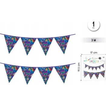 Girlanda s proporcemi – dekorace na párty, 3 metry