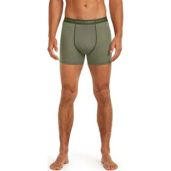 Pánské merino boxerky ICEBREAKER Mens Anatomica Boxers, Lichen/Dark Loden/S velikost: L