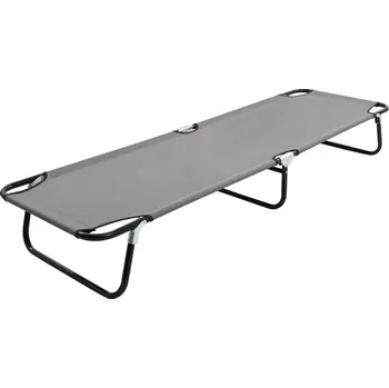 Zahradní lehátko Polní lůžko VidaXL 190 cm x 58 cm šedé
