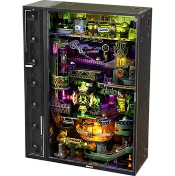 ostatní stavebnice RoboTime 3D mechanická skládačka kuličkové dráhy Město alchymie