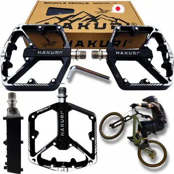 Pedál na kolo Platformové pedály Hakuri Special-7 černé