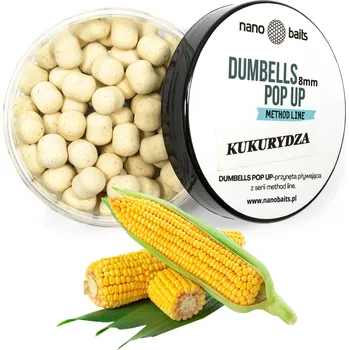 Boilies Pop Up Dumbells 8mm KUKUŘICE 75 Ml Účinná Nástraha na Kapra Amura