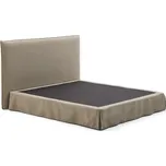 Taupe čalouněná dvoulůžková postel 180x200 cm Jaira – Kave Home ID_1783996