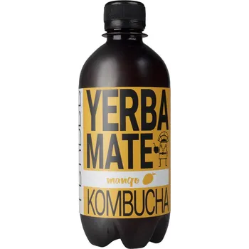 Limonáda Yerbee Yerba Mate Kombucha Mango Bio 400 ml