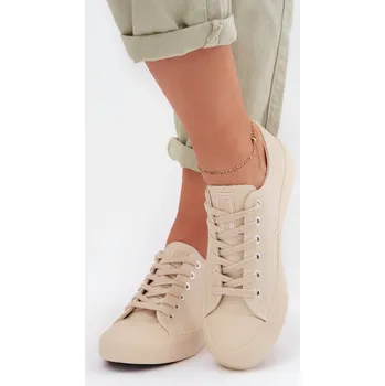 Dámské tenisky Dámské tenisky Eko kůže Big Star TT274019 Béžové 37