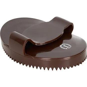 Čištění pro koně IMPERIAL RIDING Hřbílko gumové, walnut, vel. UNI
