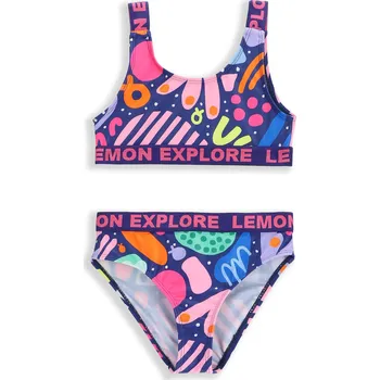 Dámské plavky LEMON EXPLORE Dívčí dvoudílné plavky na surf&nbsp;WL5 158 VÍCEBAREVNÁ