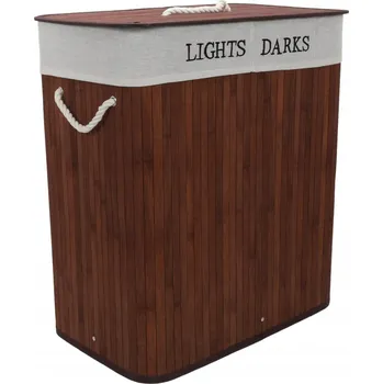 Koš na prádlo Volně stojící koš na prádlo NUXIO 100 l hnědý