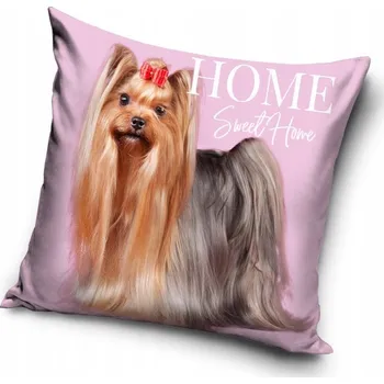 Polštář Povlak na polštář s motivem psa yorkshirského teriéra 40x40 cm