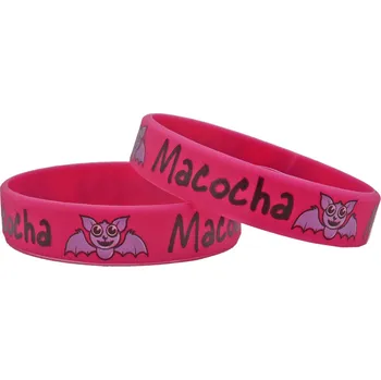 Náramek Náramek silikonový Macocha s netopýrem - červený