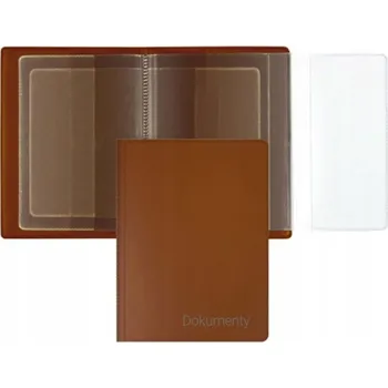 Pouzdro na doklady, technický průkaz, průkazy, hnědé BIURFOL
