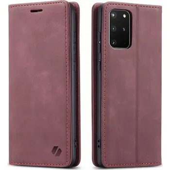 Pouzdro na mobilní telefon Flipové pouzdro Spacecase pro Samsung Galaxy S20 Plus, červené