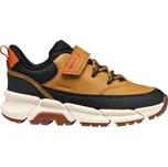 Chlapecká volnočasová obuv Geox J FLEXYPER PLUS 30 Hnědá, Černá, Bílá