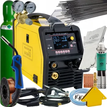 Svářečka Svářečka MIG/MAG poloautomat Magnum MIG 209 ALU synergia 200A hliník nerez