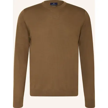Pánský svetr Strokesman's Pánský Svetr Z Merino Vlny, hnědá, M