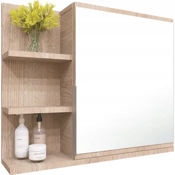 Koupelnový nábytek Koupelnová skříňka se zrcadlem a poličkami, Zrcadlová skříňka do koupelny