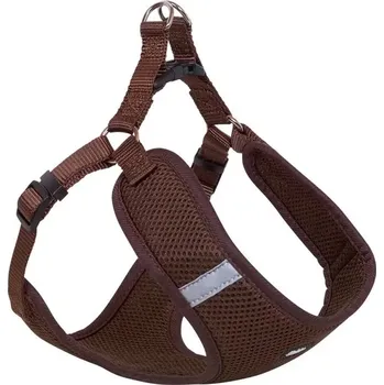 Postroj pro psa Nobby „Mesh Reflect“ L hnědá