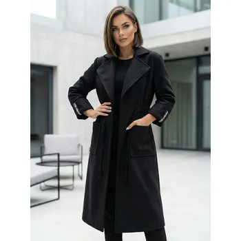 Dámský kabát Dámský stylový kabát VSB KLOE černý , VELIKOST UNI ( S, M , L )