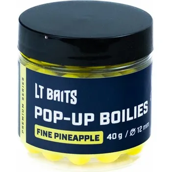 Boilies LT Baits Plovoucí boilies Pop Up Fine Pineapple 12 mm 40 g