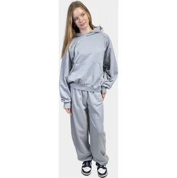 Dívčí mikina Reporter Young | Dívčí světle modrá mikina BOXY s kapucí a výšivkou „MNM“ na rukávu - Barva SVĚTLE MODRÁ, Velikost 140/146 261-0551G-12-450-1