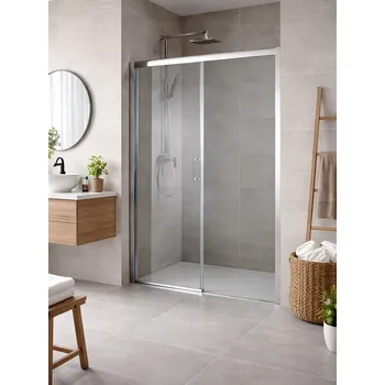 HOPA Sprchové dveře ESTRELA Barva rámu - Chrom/Leštěný hliník (ALU), Rozměr A - 120, Směr zavírání - Levé (SX), Výplň - Frost bezpečnostní sklo - 6 mm BCESTR12CFL