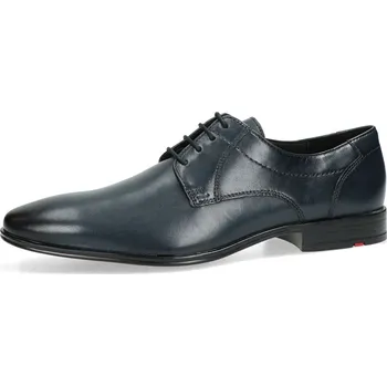 Pánské polobotky Lloyd pánské kožené společenské boty - tmavomodré