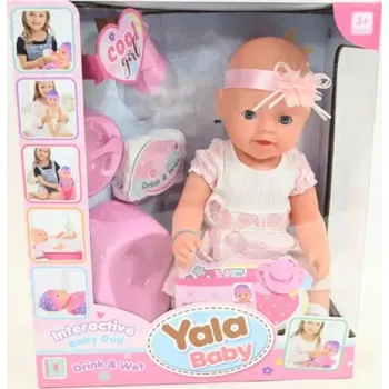 Panenka PANENKA MIMINKO pije a ČŮRÁ v krabičce